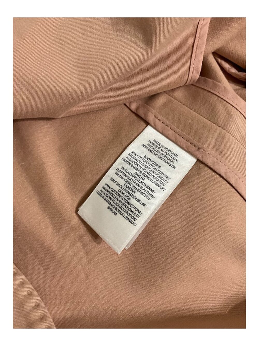 Polo by Ralph Lauren light pink Cotton Blazer - Picture 5 of 9
